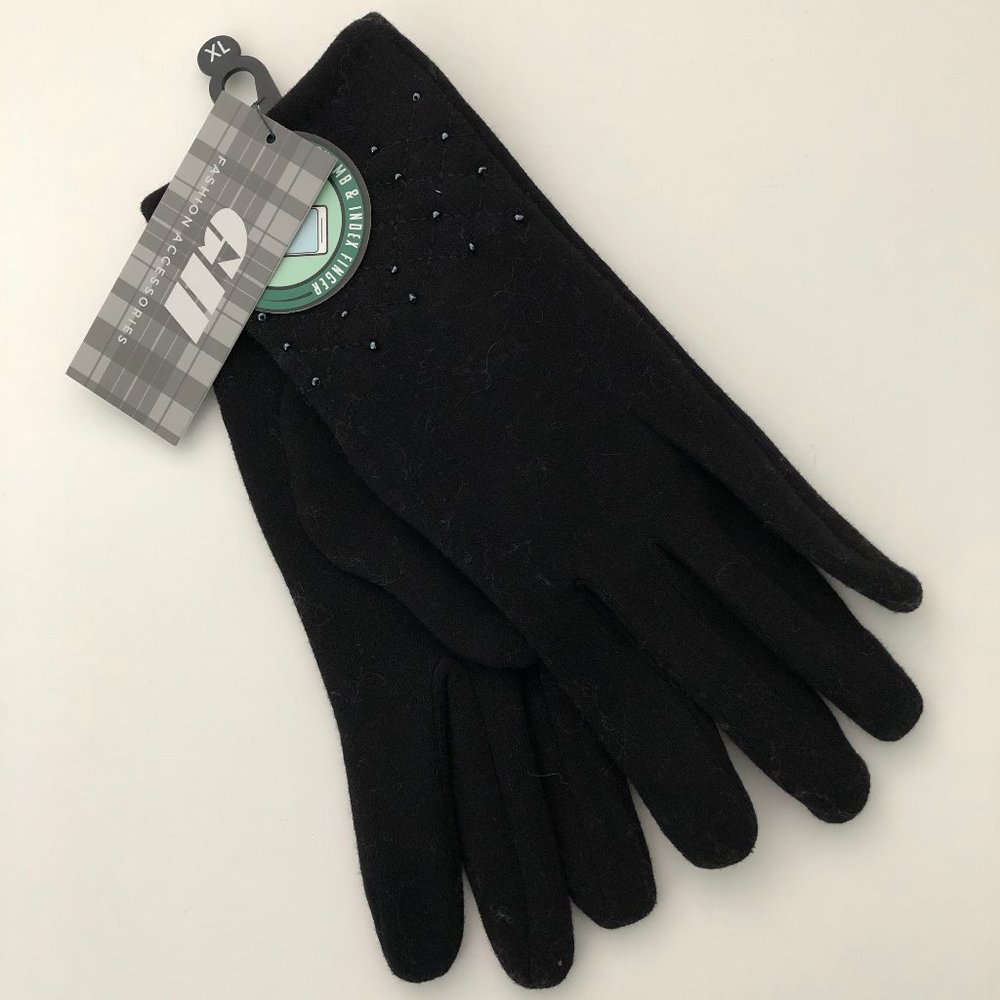 GH Black Finger GlovesTouch Screen Technology XL